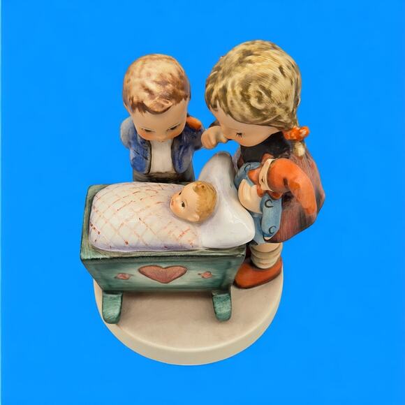 Blessed Event #333 Hummel TMK-6 Siblings Newborn Goebel W. Germany Vintage Gift - Picture 4 of 11